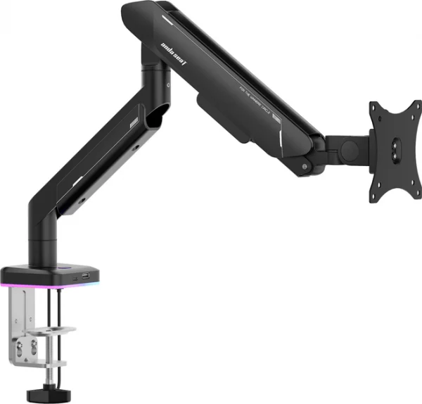 AndaSeat Stealth Pro II RGB Ergonomic Single Monitor Arm
