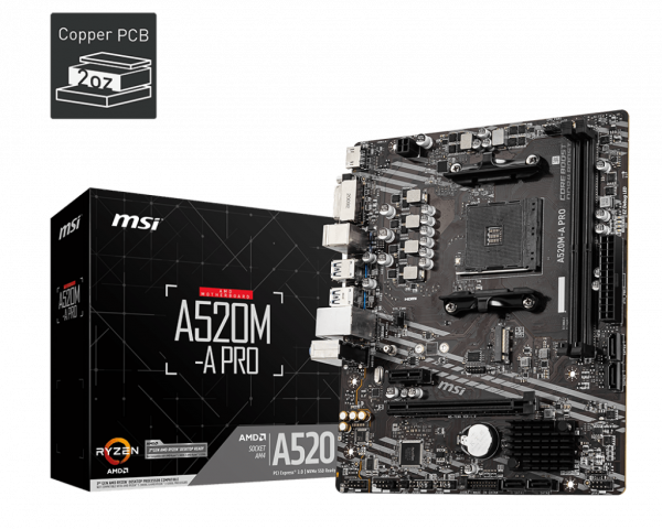 MSI A520M A PRO (DDR4)